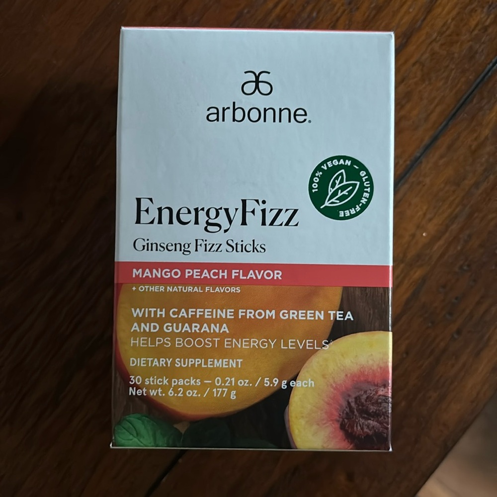 Arbonne peach mango fizz